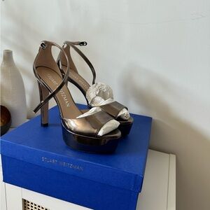 Stuart Weitzman Disco Platform Sandals 9.5